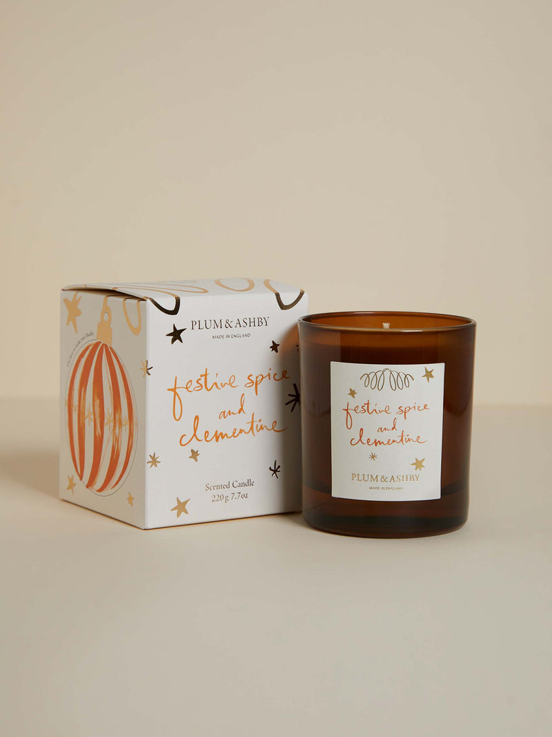 Festive Spice & Clementine Candle
