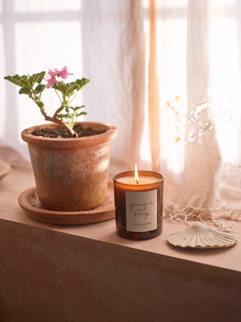 Geranium & Orange Candle