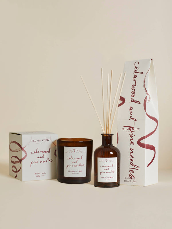 Set - Candle 30cl & Diffuser Cedarwood & Pine Needles