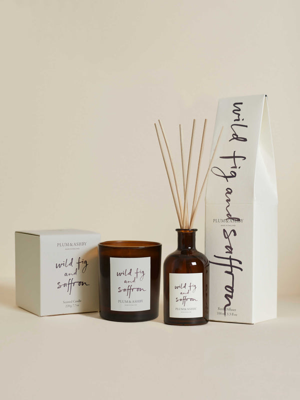 Wild Fig & Saffron Candle & Diffuser Set