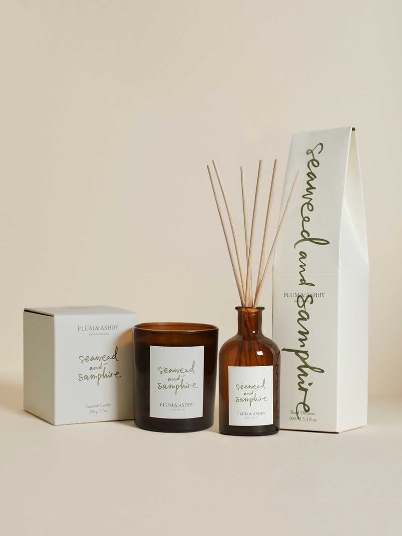 Seaweed & Samphire Candle & Diffuser Set