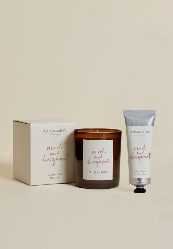 Neroli & Bergamot Hand Cream & Candle Set