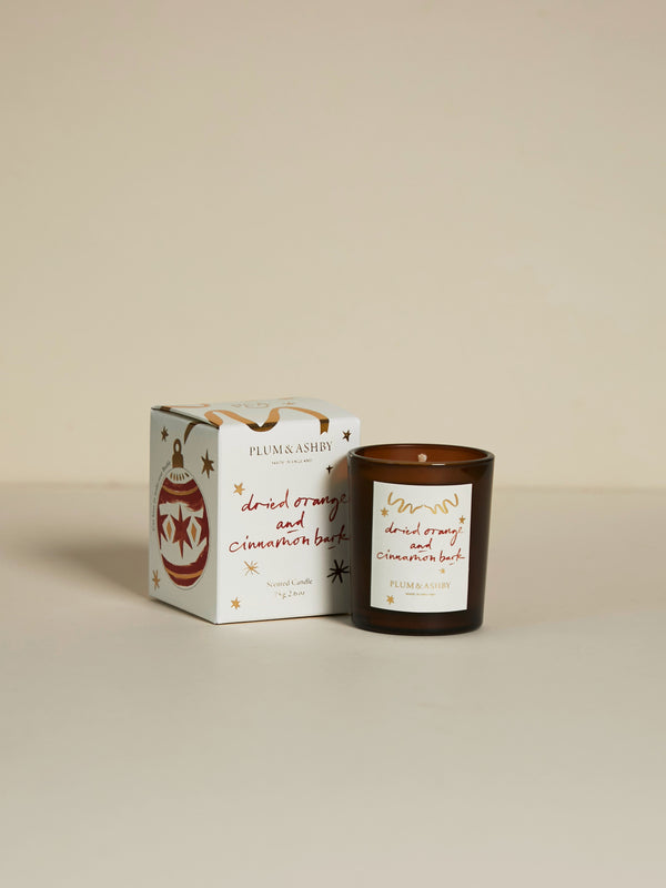 Dried Orange & Cinnamon Bark Votive