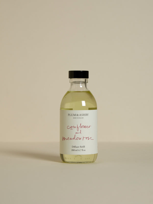 Cornflower & Meadow Rose Diffuser Refill & Reeds (200ml)