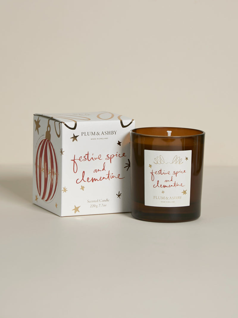 Festive Spice & Clementine Candle