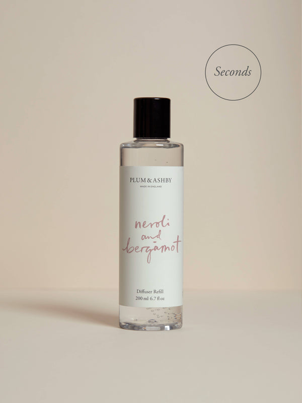 Neroli & Bergamot Diffuser Refill & Reeds (200ml) - Seconds