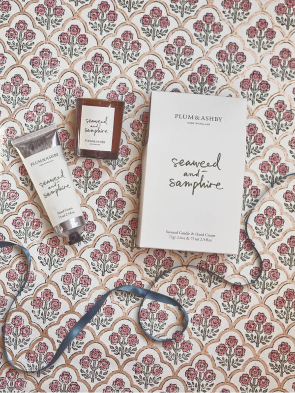 Seaweed & Samphire Votive & Hand Cream Duo Set