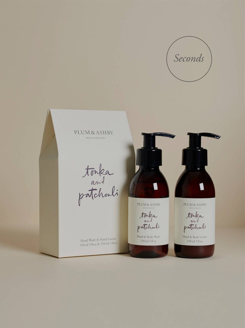 Gift Set Duo - Tonka & Patchouli  Wash & Lotion - Seconds