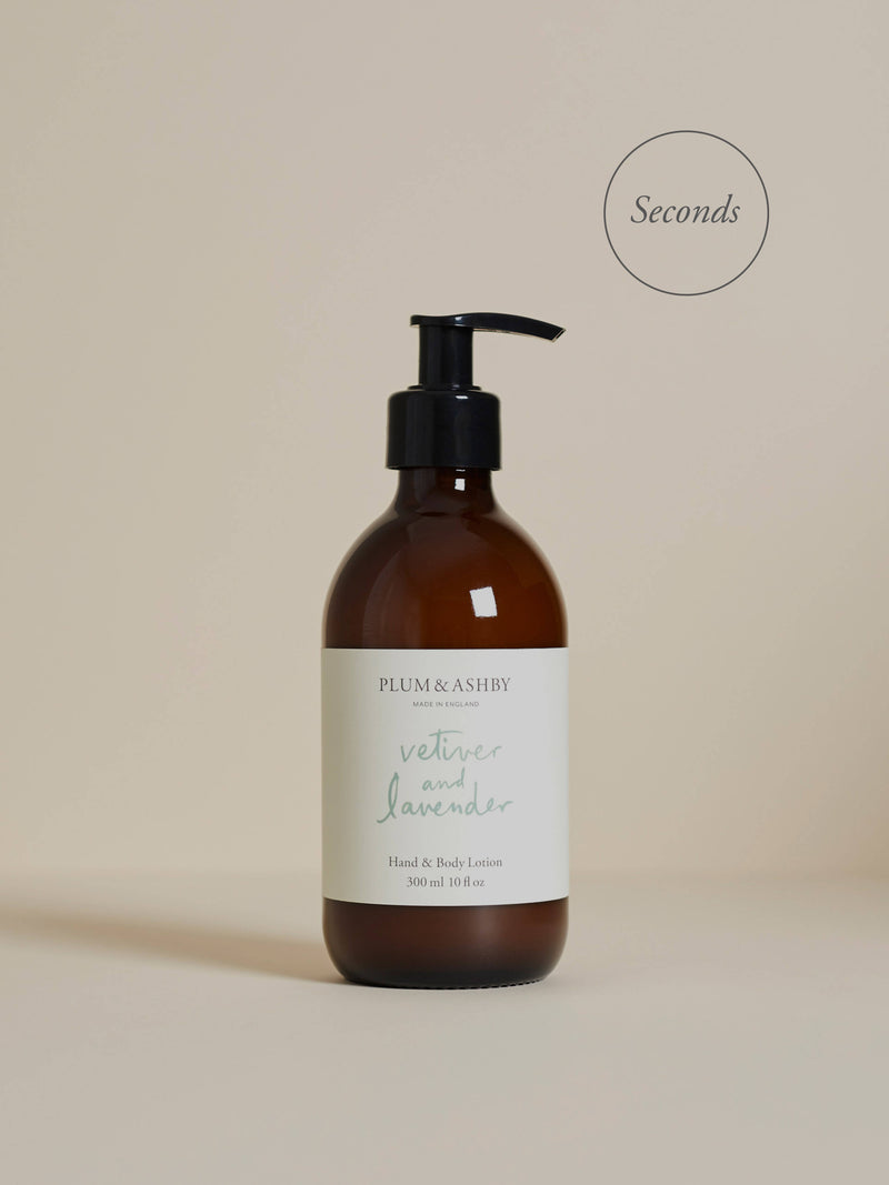 Vetiver & Lavender Hand & Body Lotion - Seconds