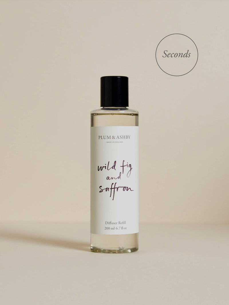 Wild Fig & Saffron Diffuser Refill & Reeds (200ml) - Seconds