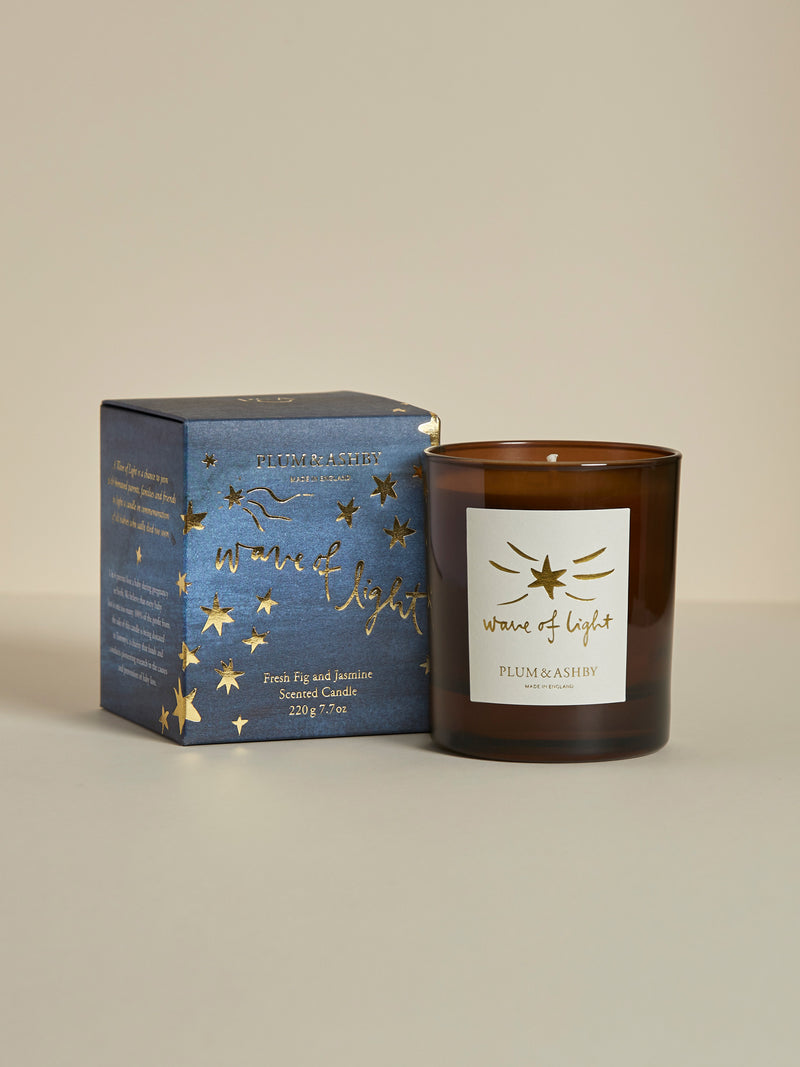 Tommy's Night Sky Wave of Light Candle Plum & Ashby