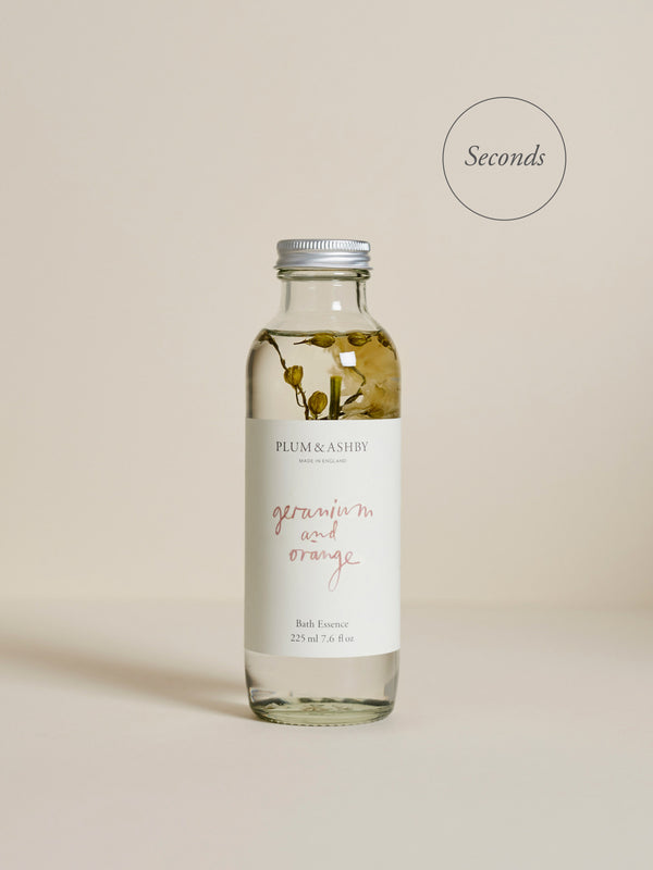 Geranium & Sweet Orange Bath Essence 225ml Seconds